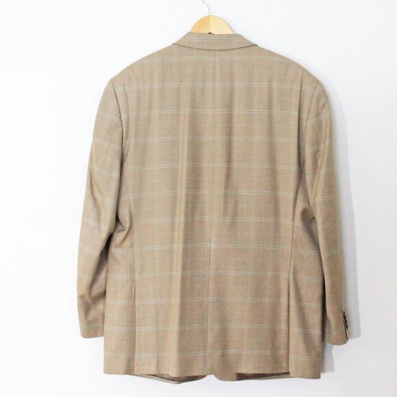 ✨Host Pick✨ Vintage MICHAEL KORS silk wool boyfriend blazer oversized Size 46R - Picture 3 of 8